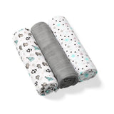 Scutece din bambus Babyono gri 70x70