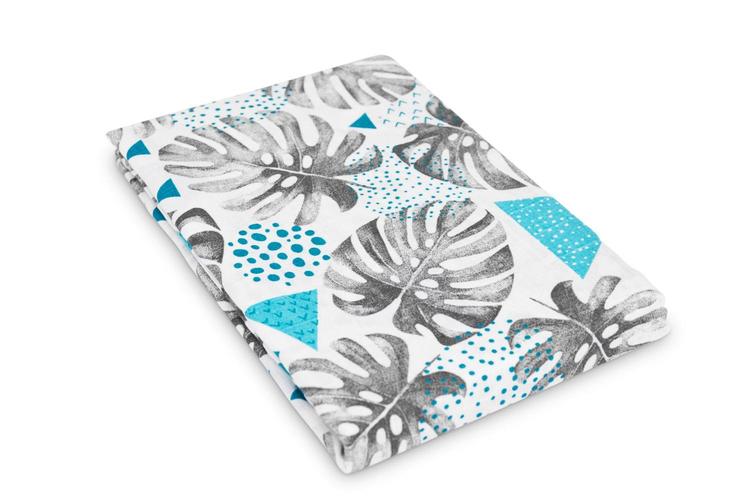 Муселинова Пелена За Повиване 120X120 – Monsteras - Пелени - Sensillo - BebeMama