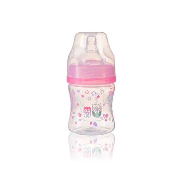 Biberon lat anticolici 120 ml roz Babyono
