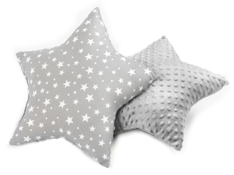 Възглавница Звезда – Stars Grey - Възглавници - Sensillo - BebeMama