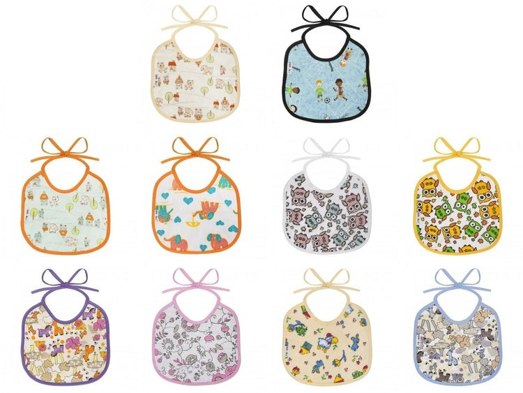 Лигавник С Връзки С Водоустойчив Слой (20 X 14 Cm) - Лигавници - Akuku - BebeMama