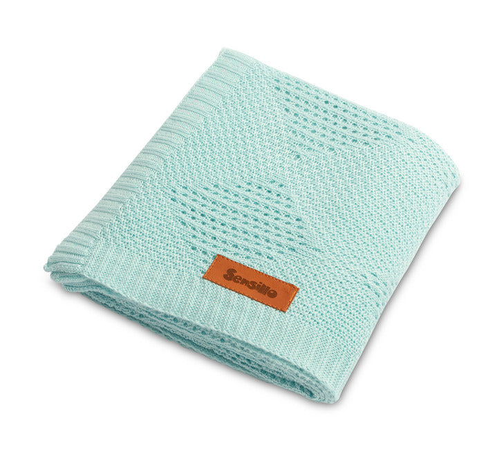 Бамбуково Одеяло – Мента 100X80 - Одеяла - Sensillo - BebeMama