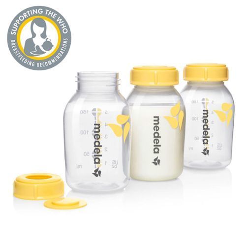 Бутилки За Съхранение На Кърма Medela 150 Мл - Опаковка От 3 Бр