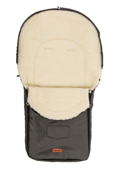 Чувалче За Детска Количка – Графитена Вълна (95X40) - Чувалчета И Покривала - Sensillo - BebeMama