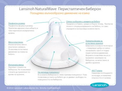 Lansinoh Naturalwave cumisüveg 240 ml