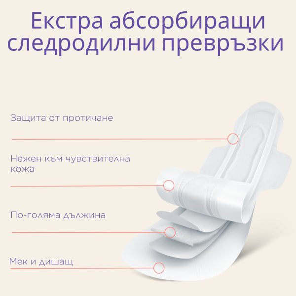 Lansinoh™ Следродилни Превръзки L Размер