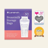Пликчета За Съхранение На Кърма 50 Бр. Lansinoh