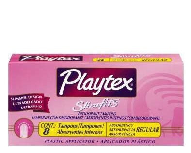 Тампони С Апликатор Slim Fits - 8 Бр. Playtex