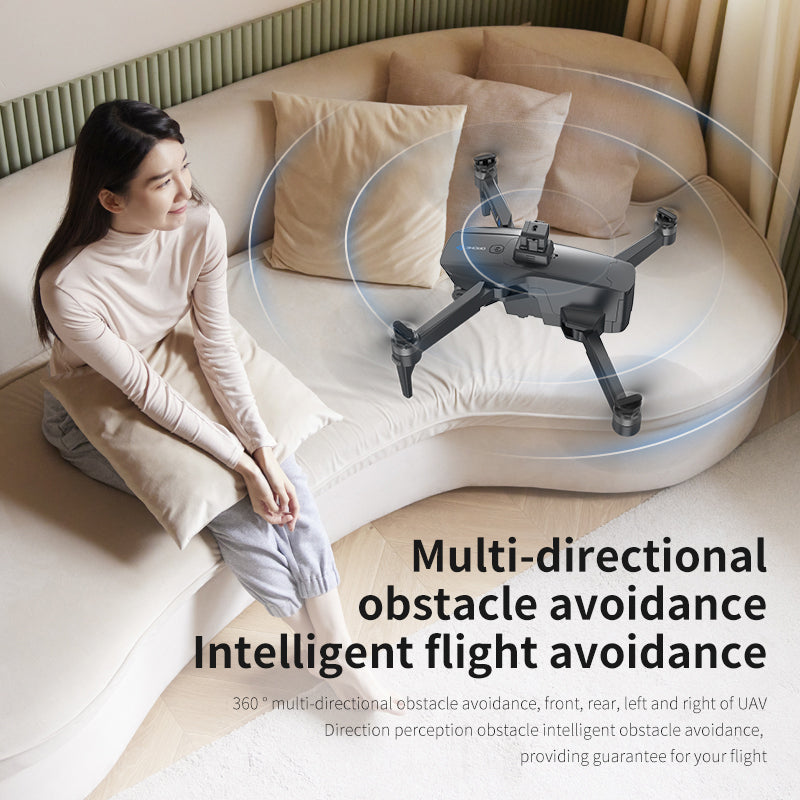 Професионален Сгъваем Дрон С Gps, Сензори За Препятствия И 4k Камера Crazon