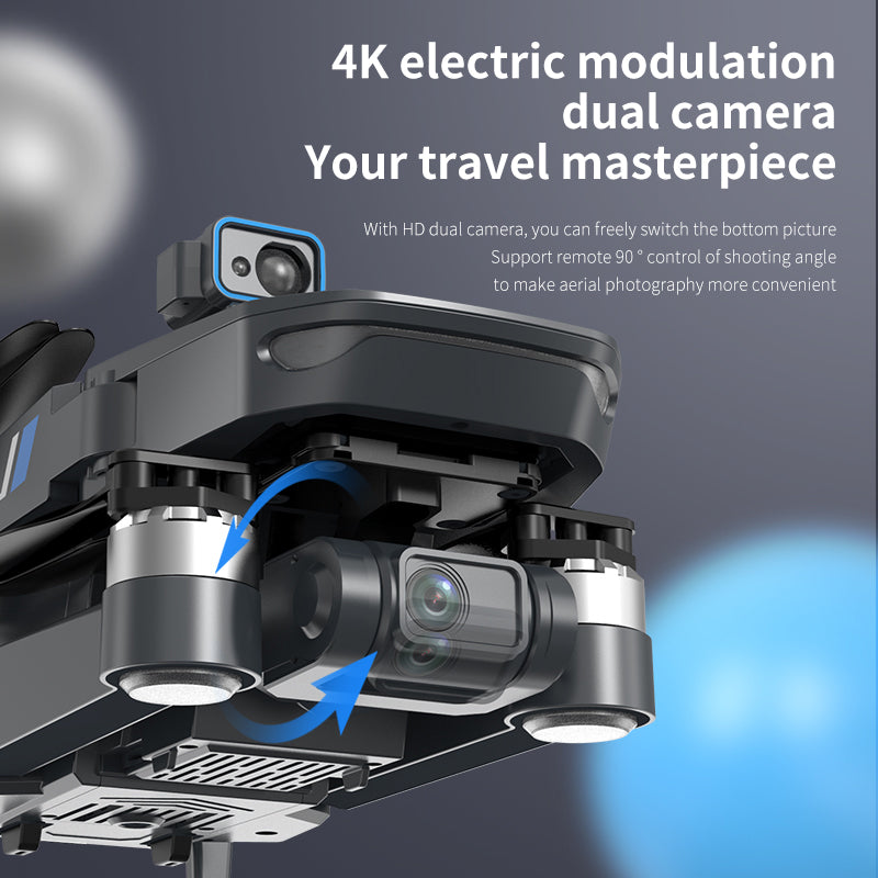 Професионален Сгъваем Дрон С Gps, Сензори За Препятствия И 4k Камера Crazon