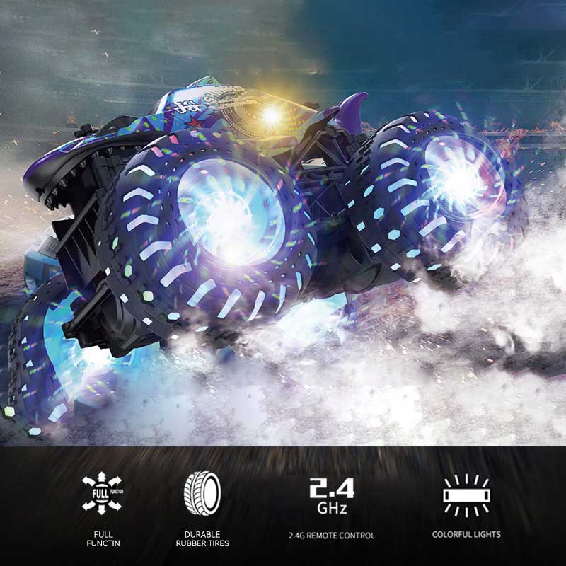 Радиоуправляема Офроуд Кола Shark Със Светлинни Ефекти, Rc 1:16 Crazon