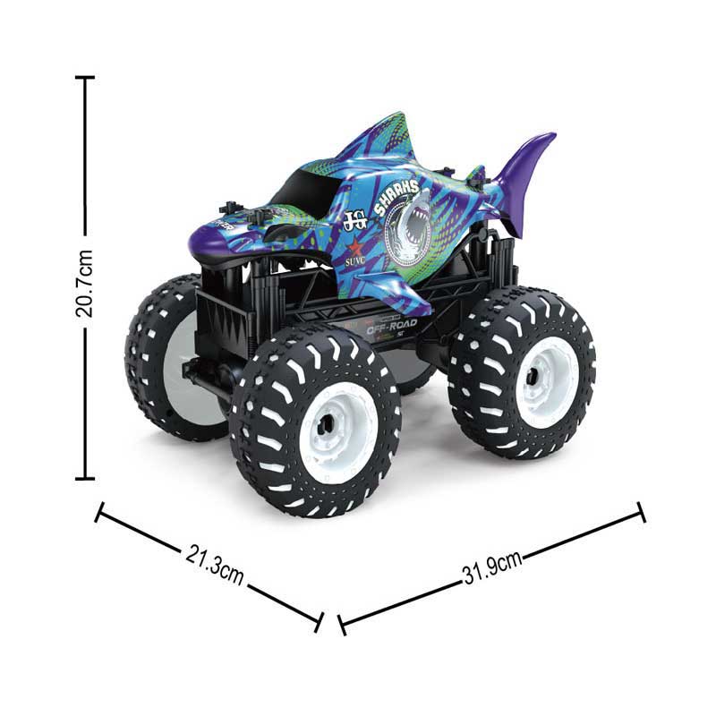 Радиоуправляема Офроуд Кола Shark Със Светлинни Ефекти, Rc 1:16 Crazon
