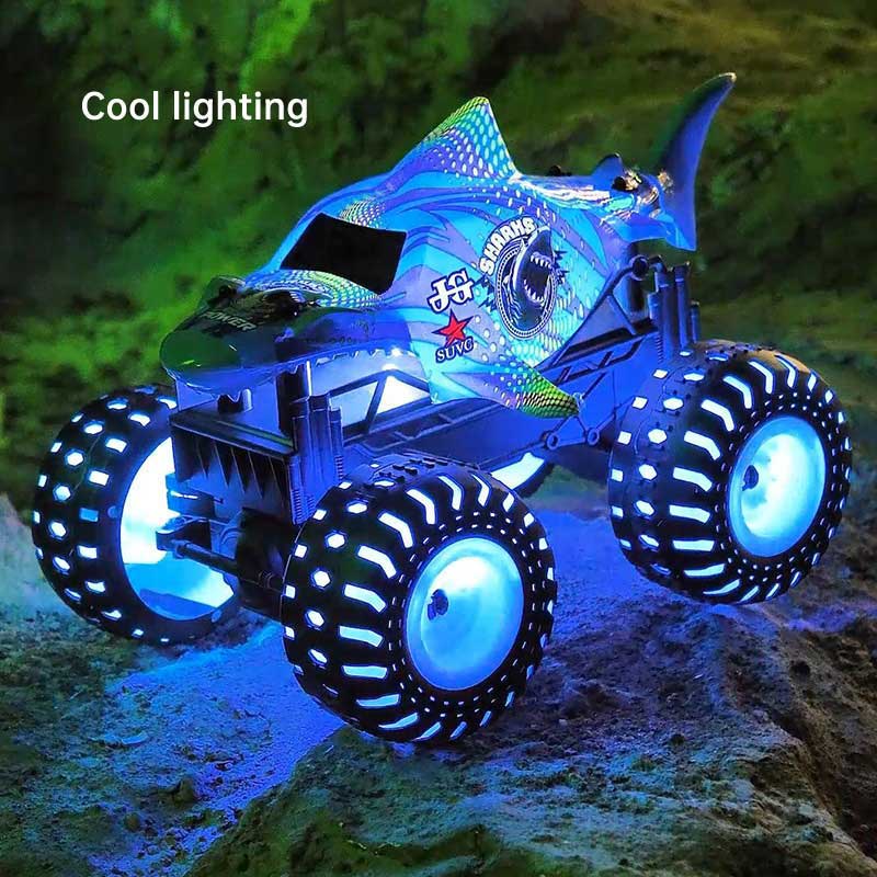 Радиоуправляема Офроуд Кола Shark Със Светлинни Ефекти, Rc 1:16 Crazon