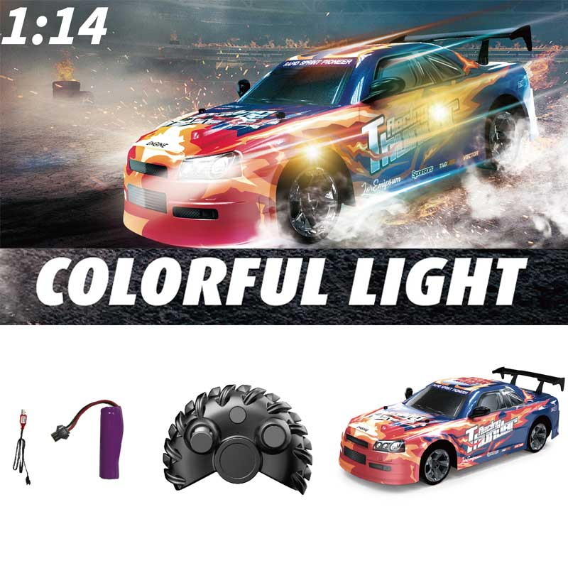 Радиоуправляема Състезателна Кола Със Светлинни Ефекти, Rc 1:14 Crazon