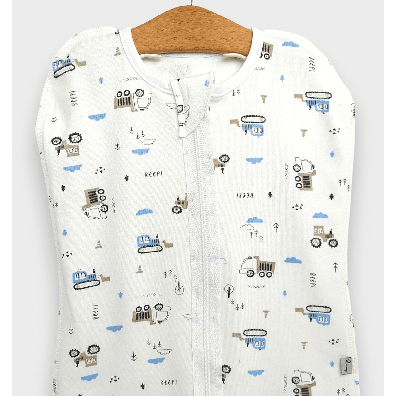 Scutec antistres Rainy cu fermoar + pălărie Tractors