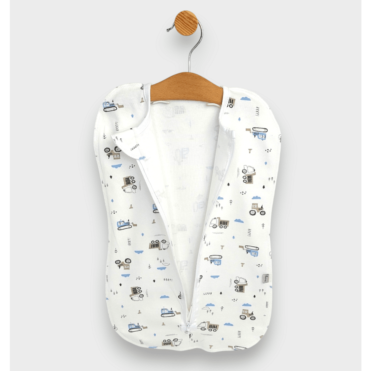 Scutec antistres Rainy cu fermoar + pălărie Tractors