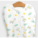 Scutec antistres de ploaie cu fermoar + pălărie girafă și elefant