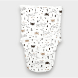 Scutec antistres Rainy Baby pentru nou-născuți Foxes