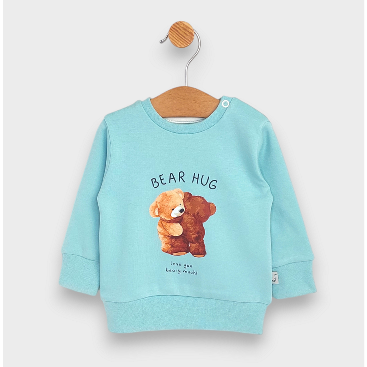 Бебешка Блуза С Дълъг Ръкав Bear Hug 62 92 См. Аква Rainy