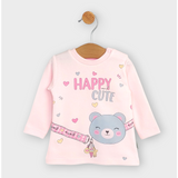 Бебешка Блуза С Дълъг Ръкав Happy Cute 62 92 См. Розов Rainy