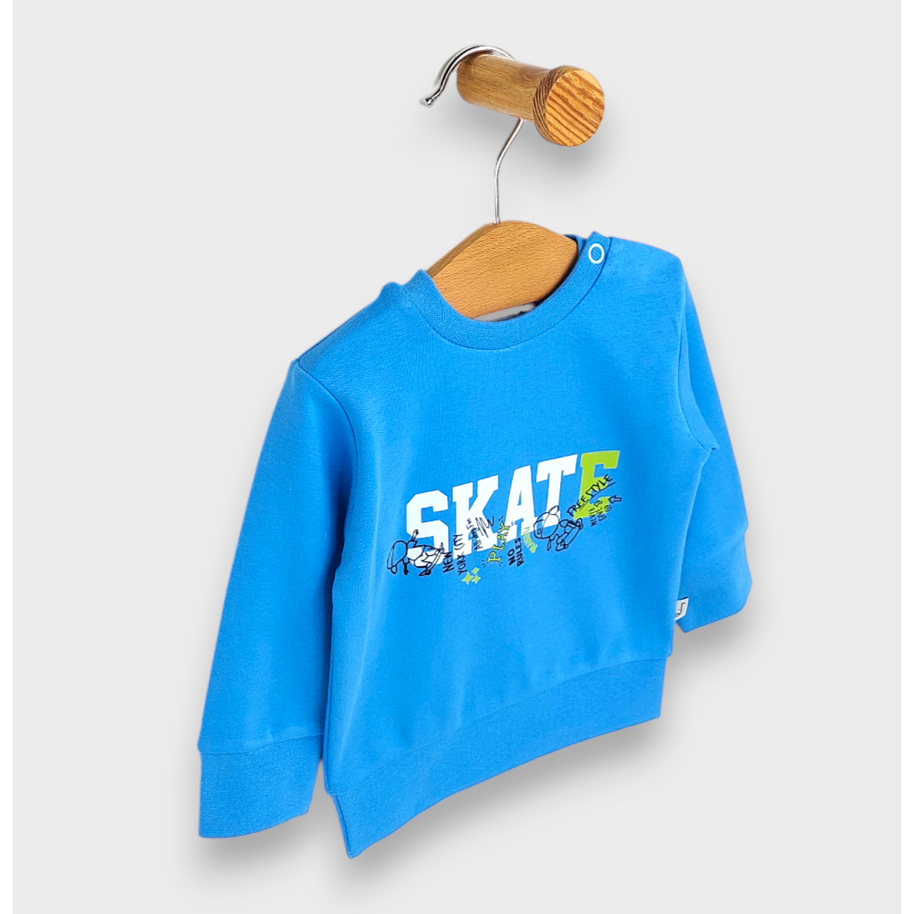 Бебешка Блуза С Дълъг Ръкав Skate 62 92 См. Небе Rainy