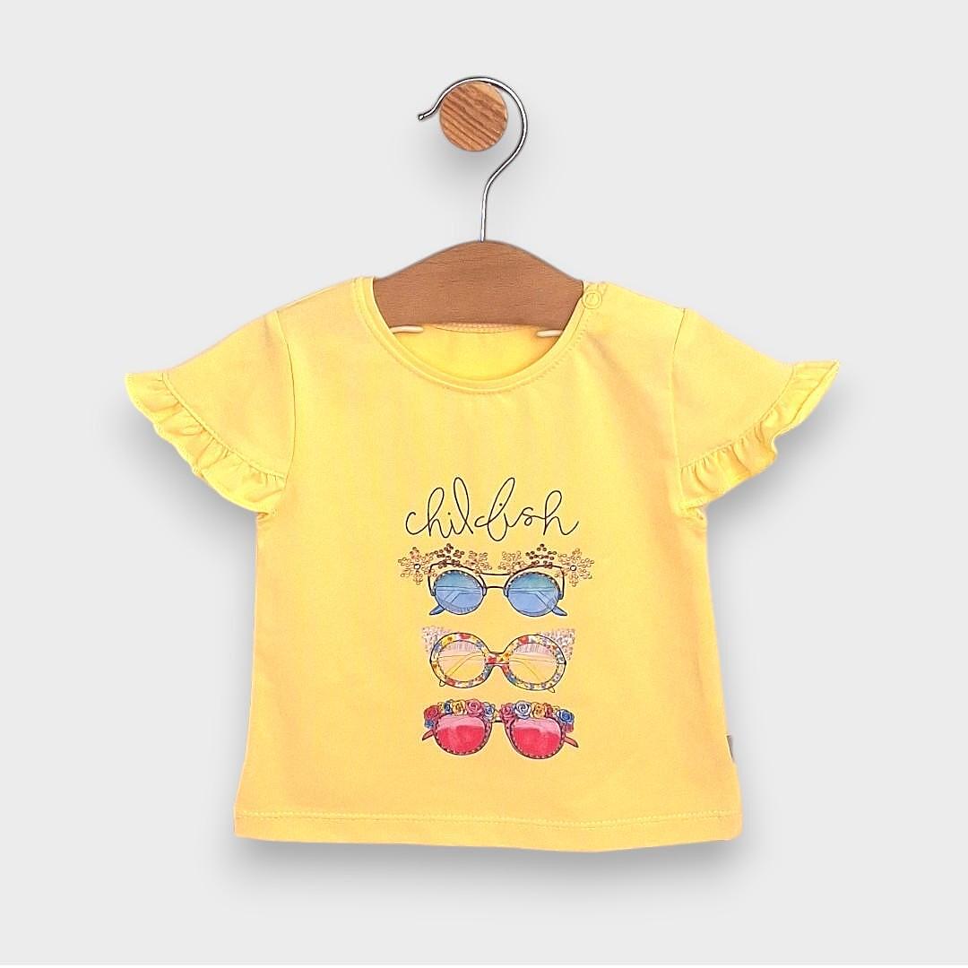 Бебешка Блуза С Къс Ръкав Childish 62 92 См. Пъсък Rainy