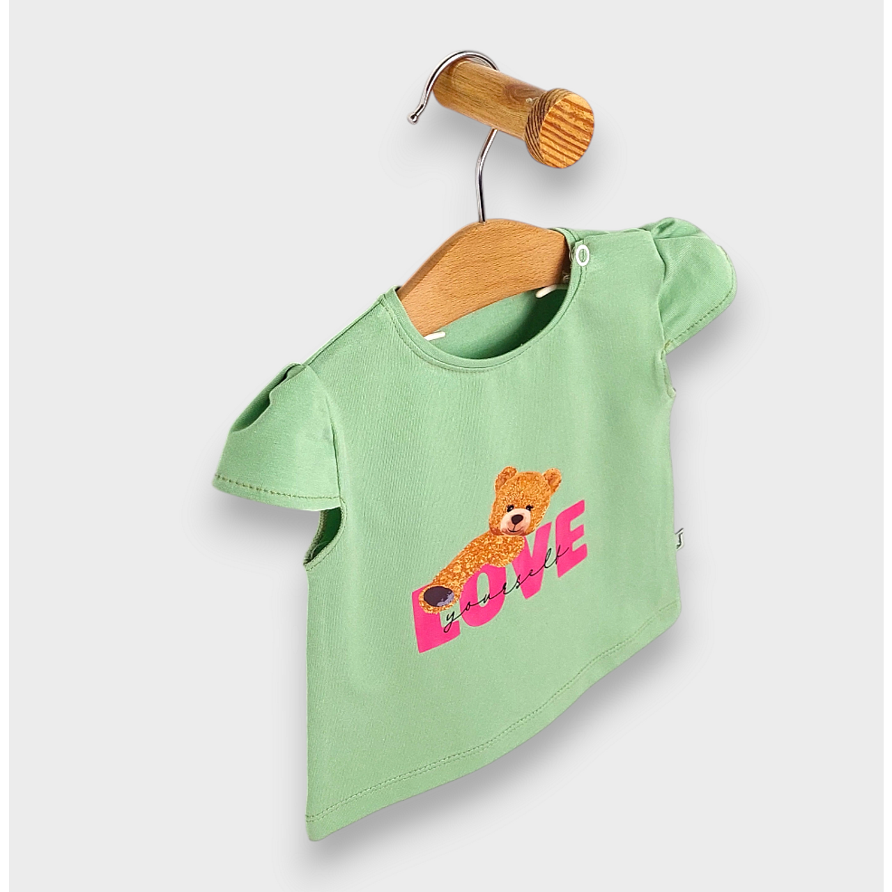 Бебешка Блуза С Къс Ръкав Love 62 92 См. Матча Rainy