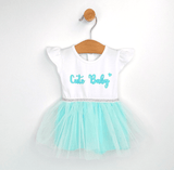 Rainy Бебешка Боди-Рокля С Диадема 56-80 См. Cute Baby Резеда