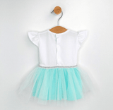 Бебешка Боди Рокля С Диадема 56 80 См. Cute Baby Резеда Rainy