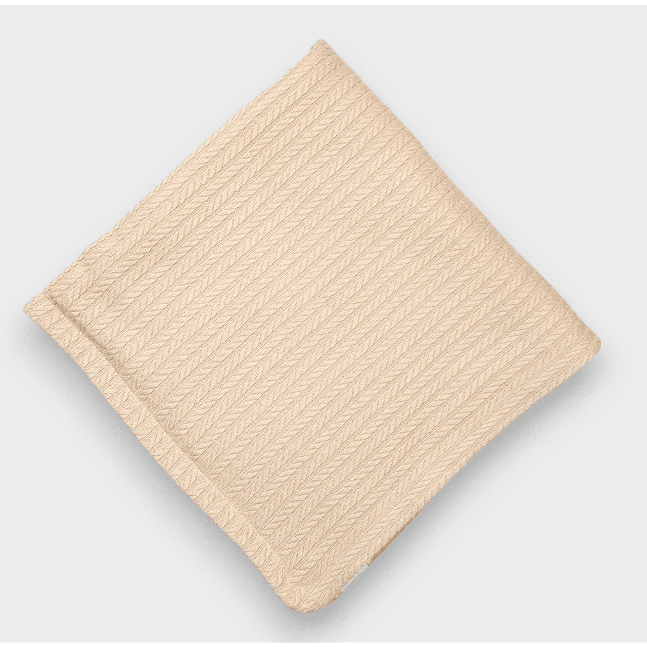 Rainy Бебешка Двулицева Плетена Пелена 85Х85 См. Бежов