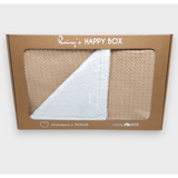 Rainy Бебешка Двулицева Плетена Пелена 85Х85 См. Бежов