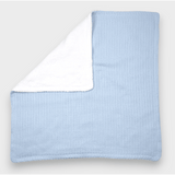 Scutec Rainy Baby Tricotat, Față Dublă, 85x85 cm, Albastru