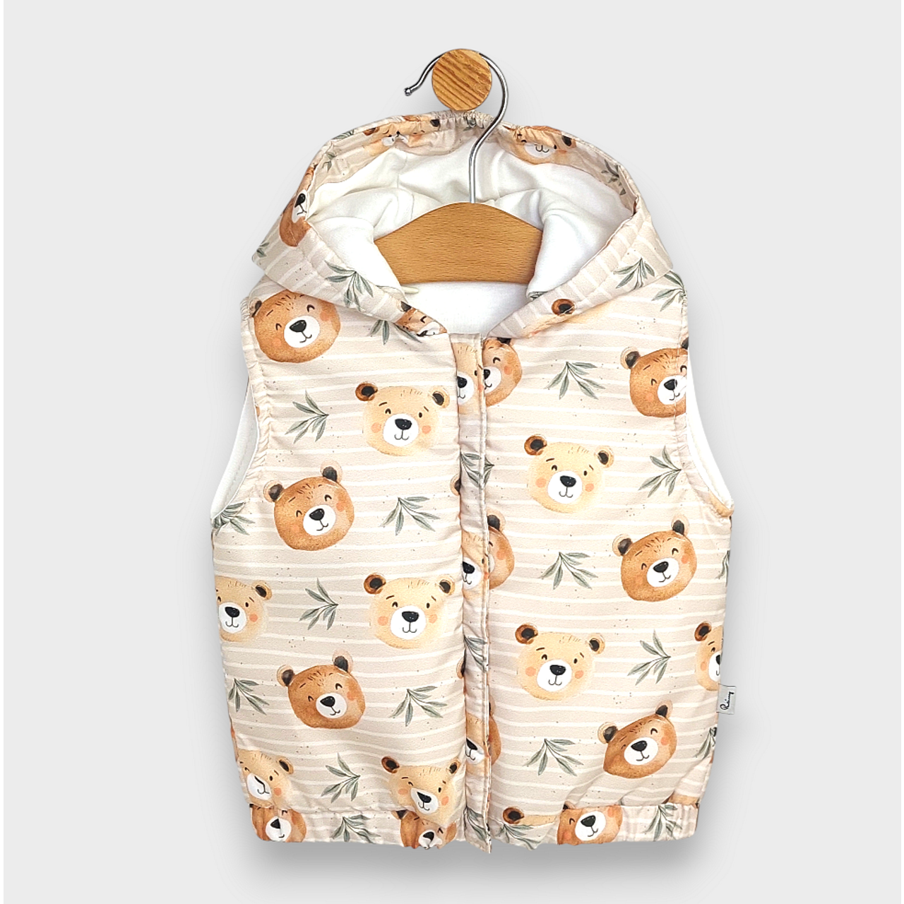 Бебешка Грейка С Качулка Bears 62 92см. Мока Rainy