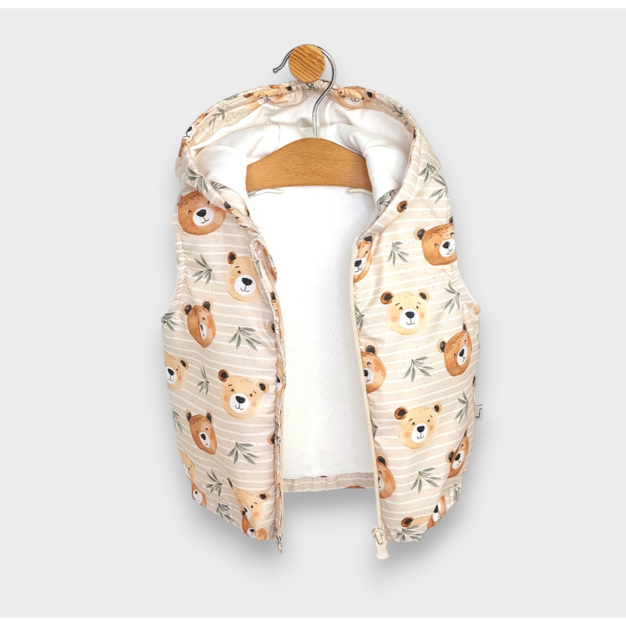Бебешка Грейка С Качулка Bears 62 92см. Мока Rainy