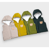 Rainy Бебешка Грейка С Качулка Пухено Мече 62 - 92См. Зелен