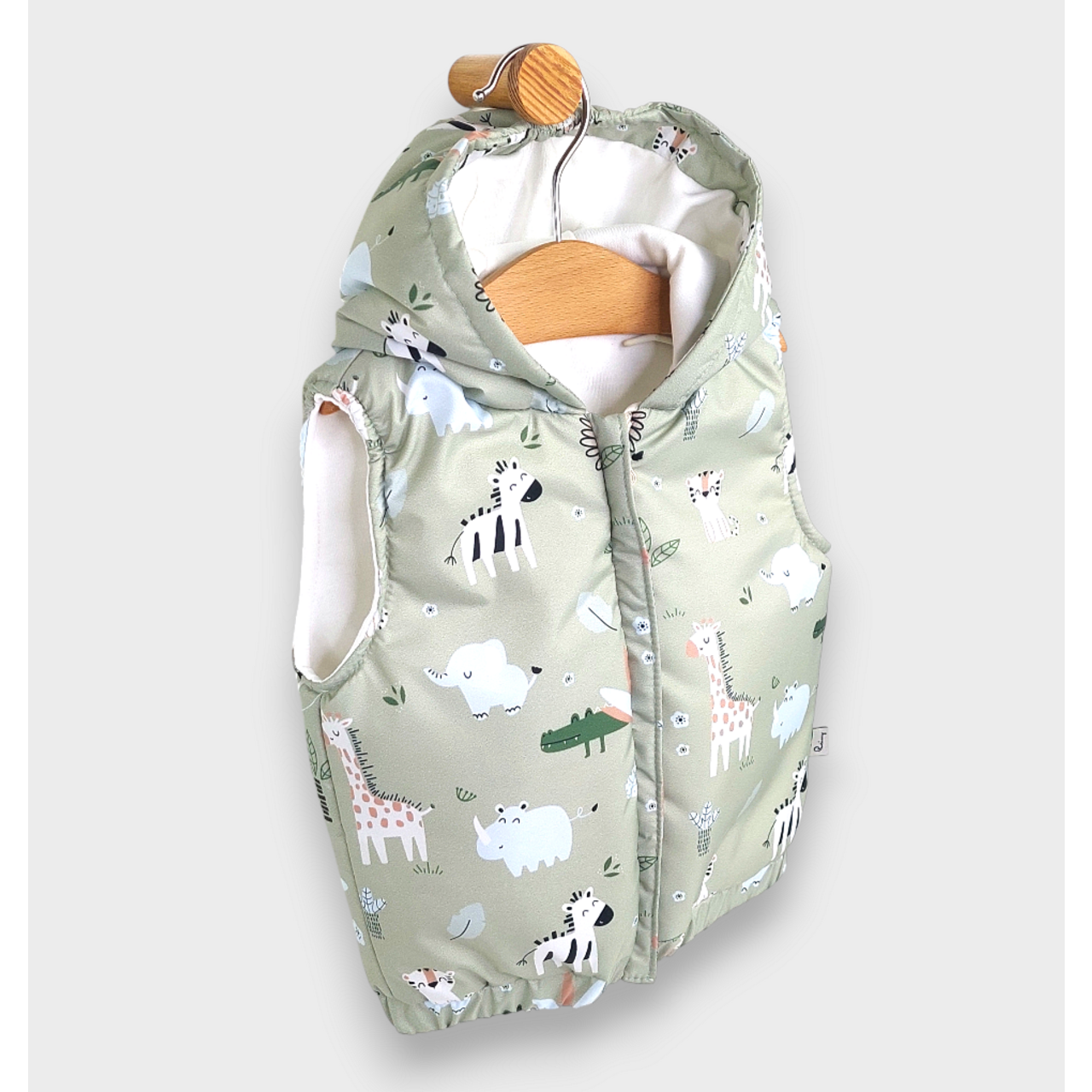 Бебешка Грейка С Качулка Safari 62 92см. Зелен Rainy