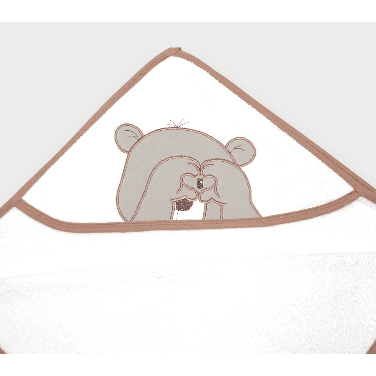 Бебешка Хавлия С Качулка 90х90 См. Love Bear Rainy