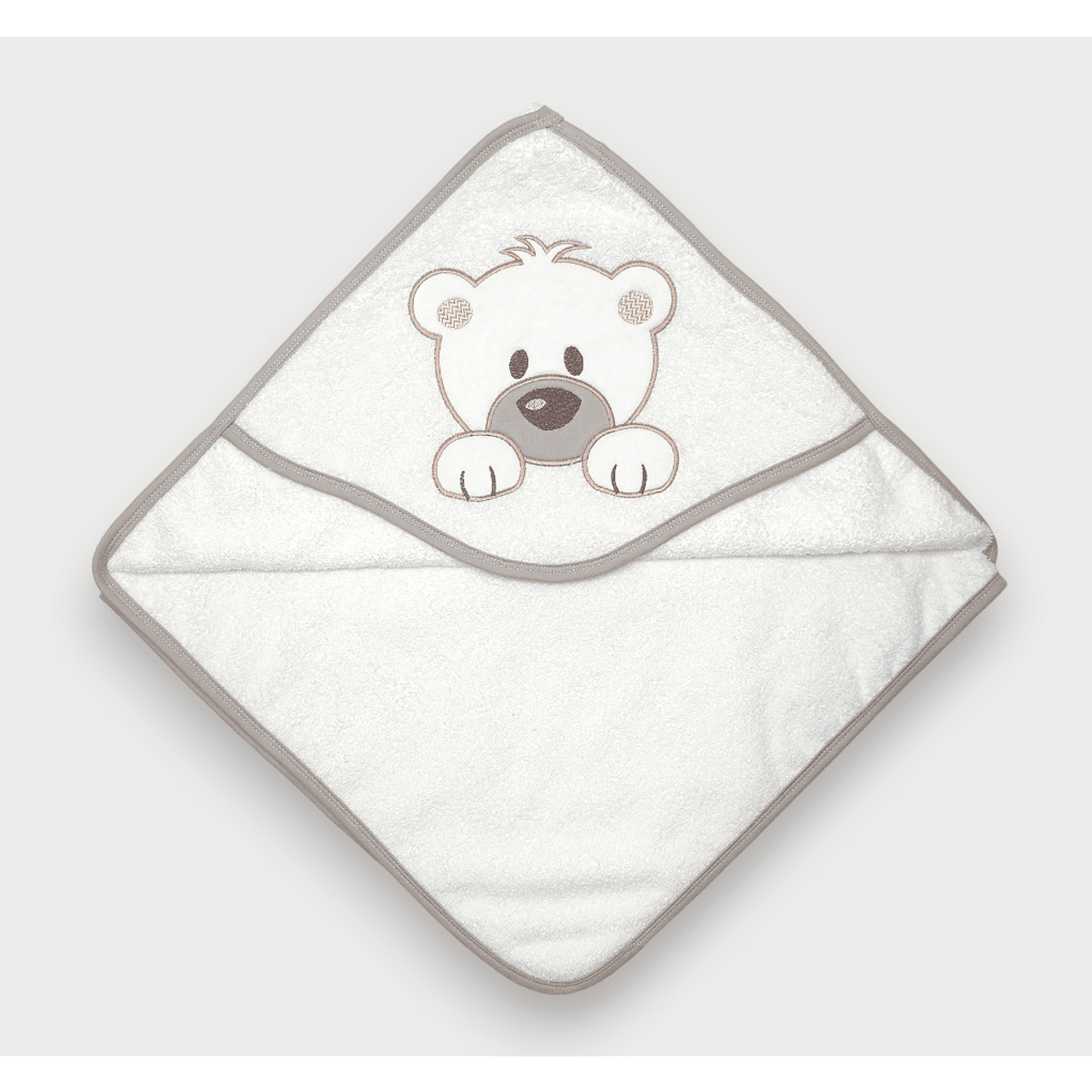 Rainy Бебешка хавлия с качулка 90х90 см. Мече