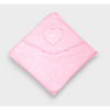 Rainy Бебешка Хавлия С Качулка 90Х90 См. Сърце С Мече