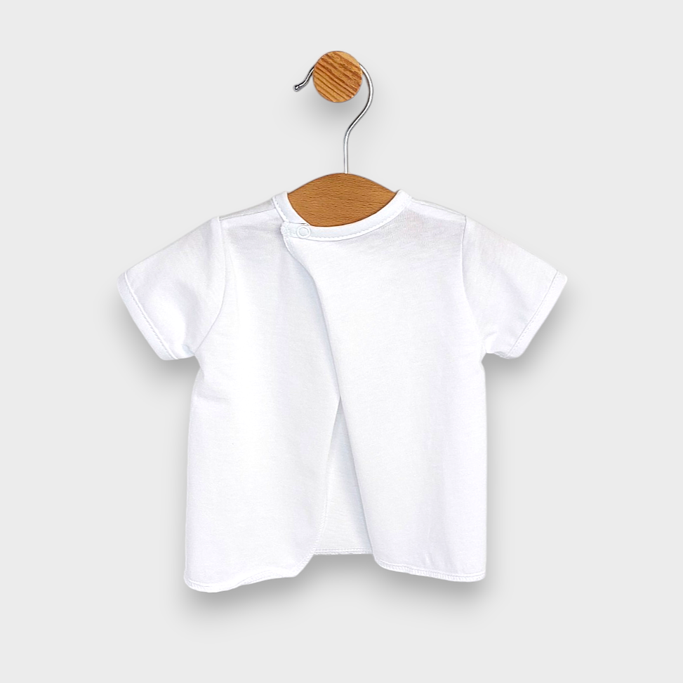 Rainy Бебешка Камизолка С Къс Ръкав Pure 56-74 См.