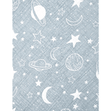 Scutec reversibil Rainy Baby din muselină, 120 x 120 cm, gri spațial