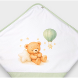 Бебешка Пелена 85х85 См. Green Bear Rainy