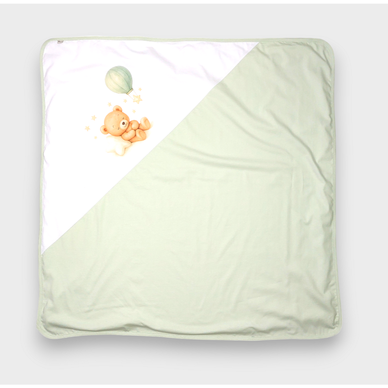Бебешка Пелена 85х85 См. Green Bear Rainy