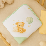 Бебешка Пелена 85х85 См. Green Bear Rainy