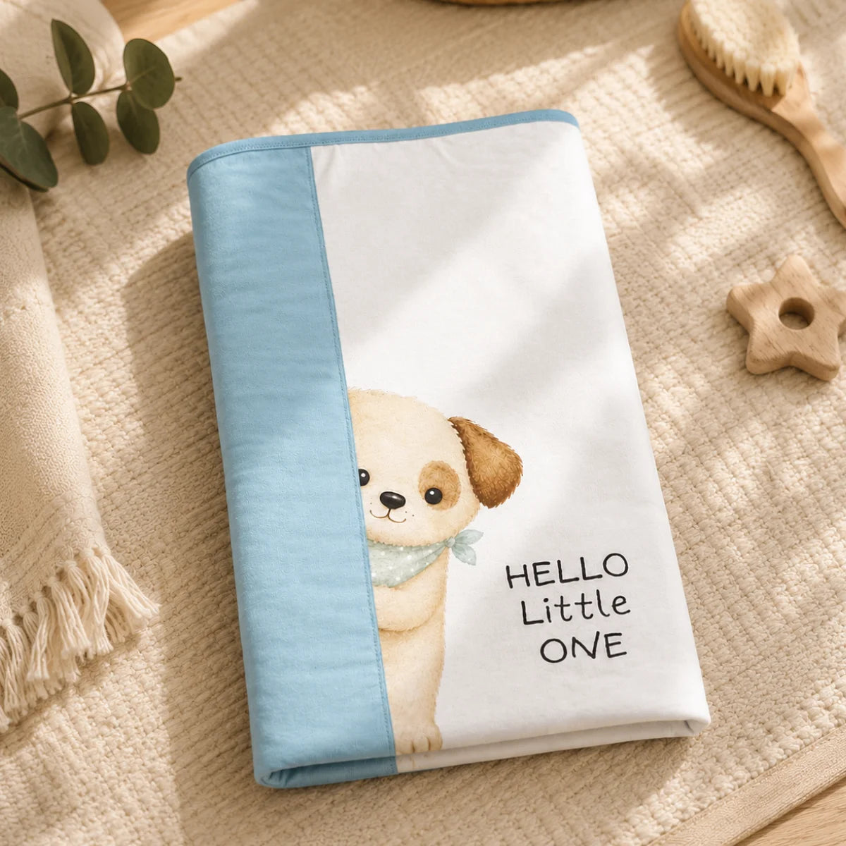 Бебешка Пелена 85х85 См. Hello Little One Небе Rainy