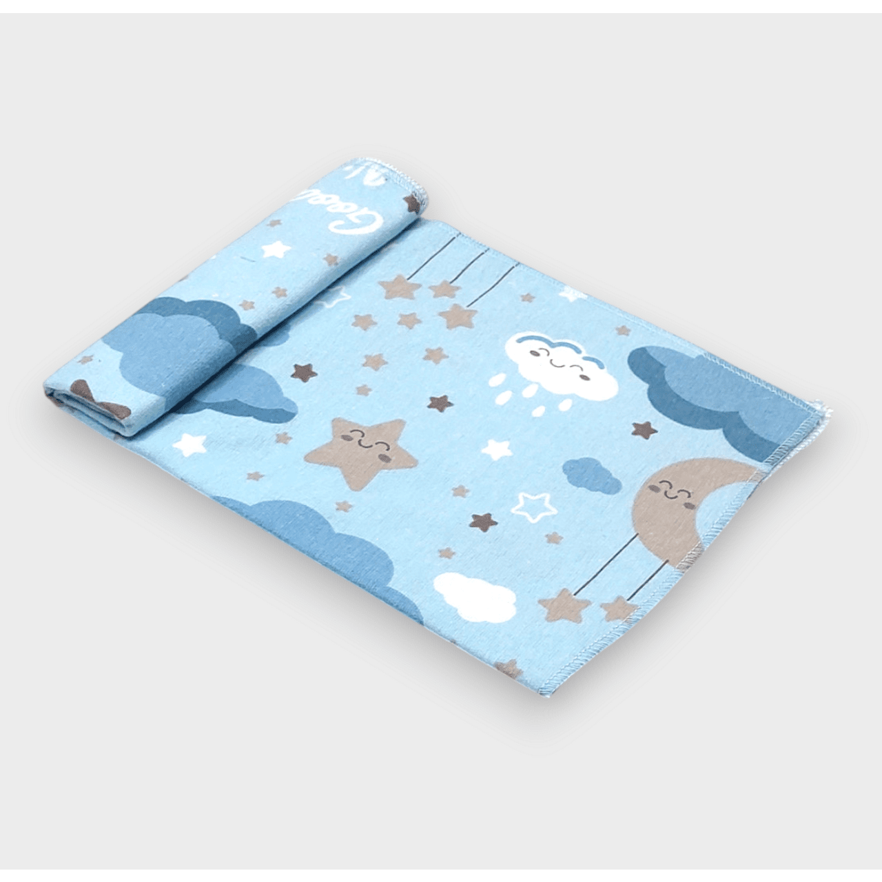 Scutec Rainy Baby Catifea 80X80 cm Noapte Bună Maro