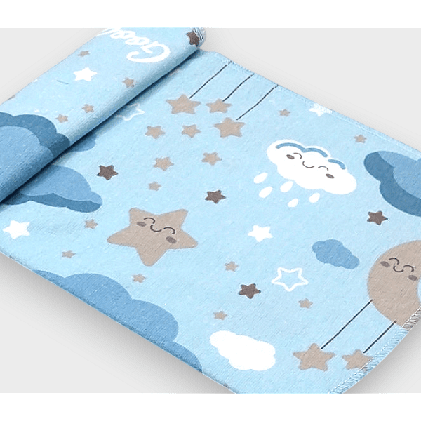 Scutec Rainy Baby Catifea 80X80 cm Noapte Bună Maro