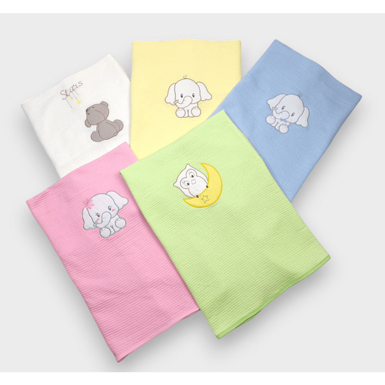 Rainy Бебешка Пелена Бебчо 80Х80 См. Слонче Жълт