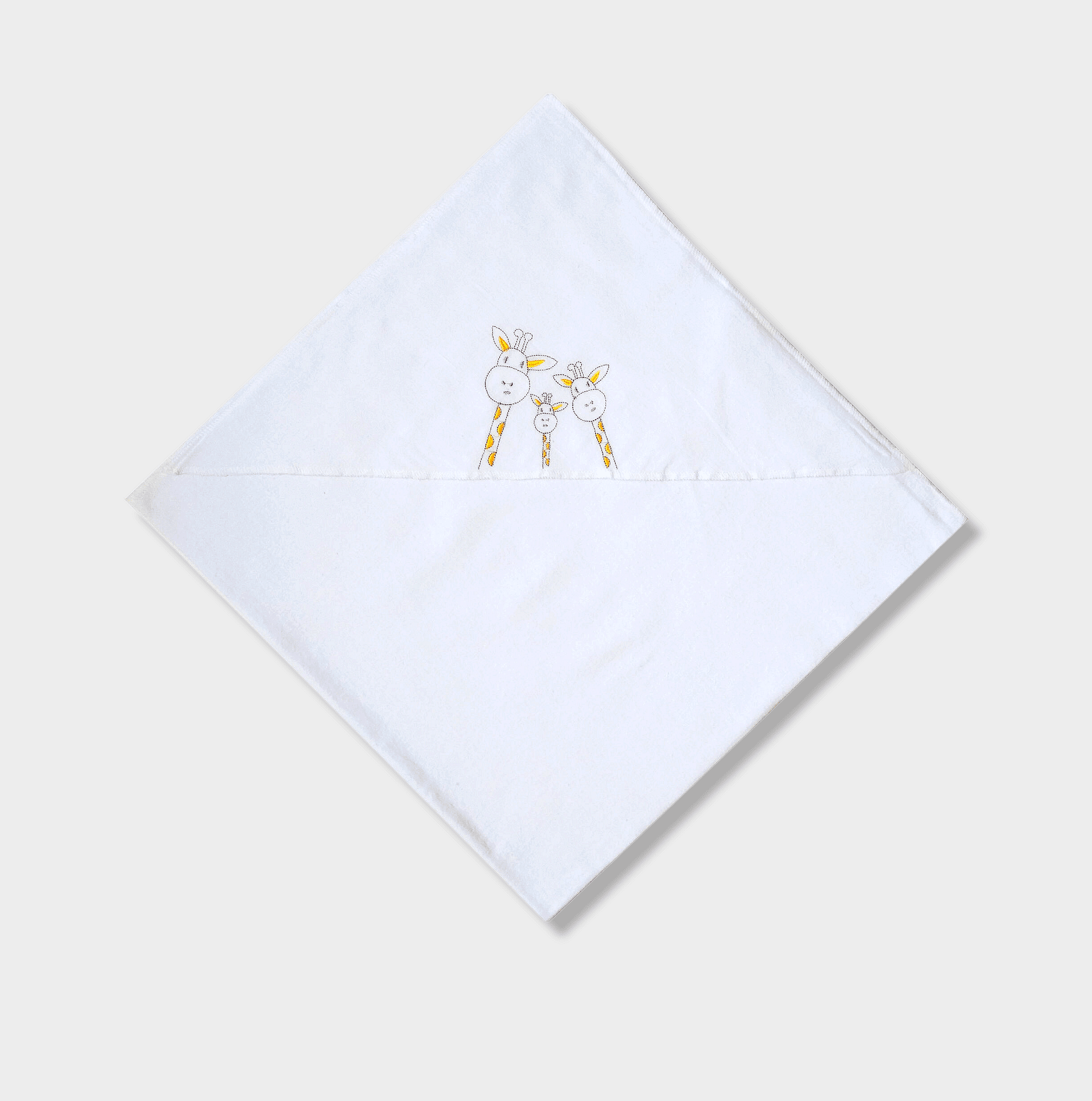 Scutec Rainy pentru bebeluși cu glugă din catifea