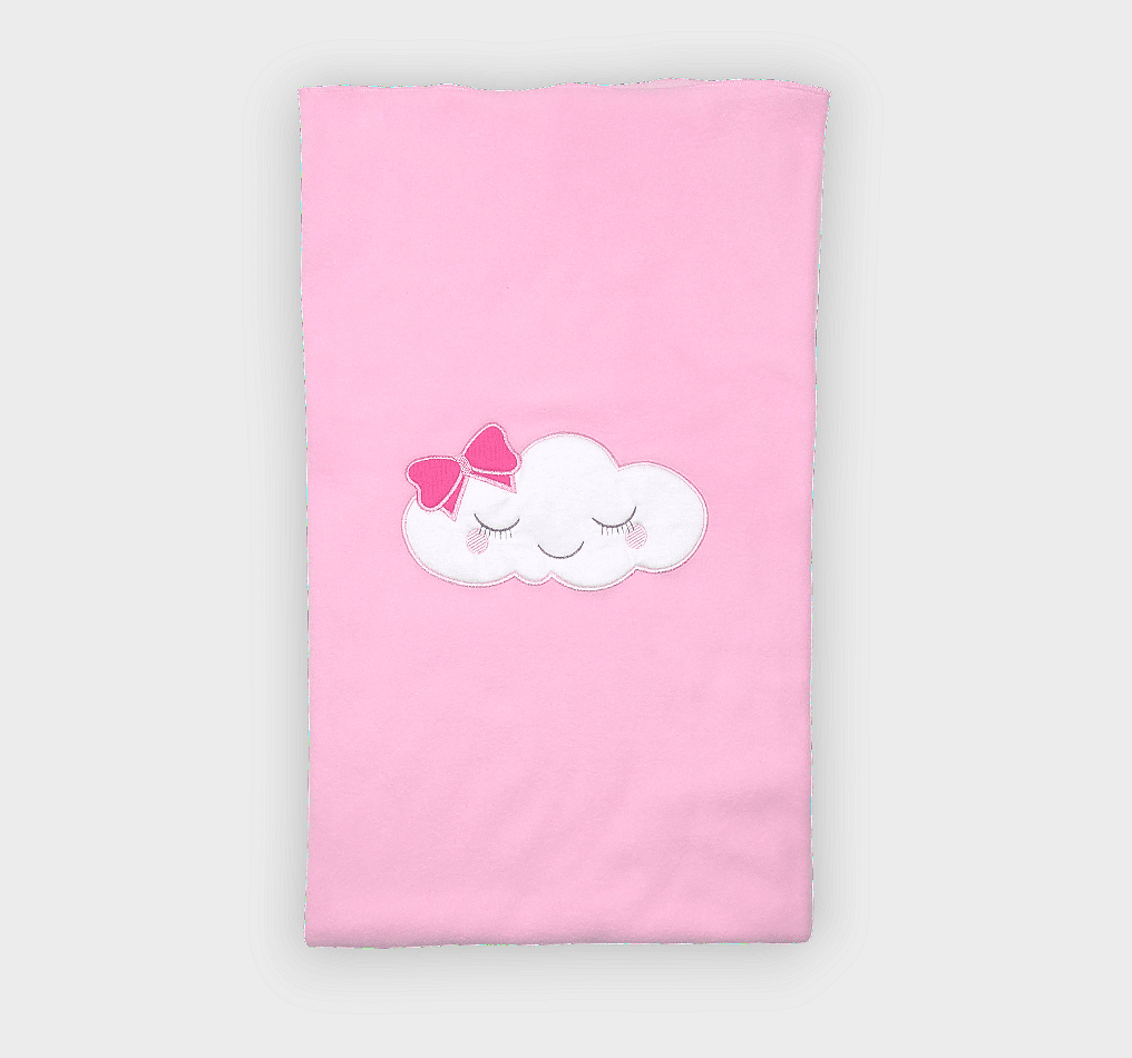 Rainy Бебешко Одеяло Облаче 90/110 Розов